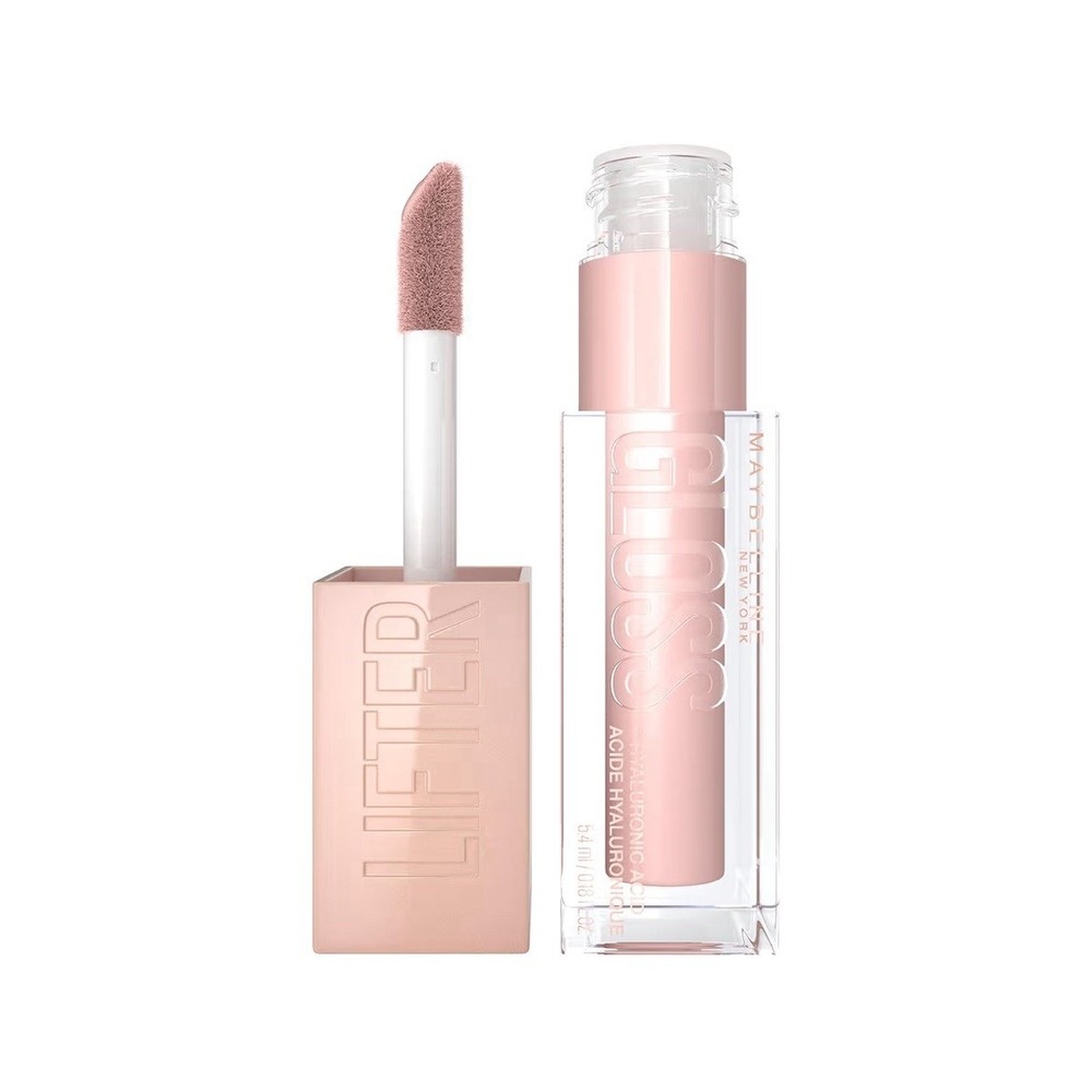 Maybelline Lifter Gloss + Hyaluronic Acid (5.4mL/0.18Oz) NEW - ICE Pink Neutral
